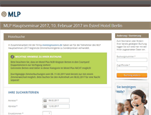 Tablet Screenshot of mlp.hotelmasters.de
